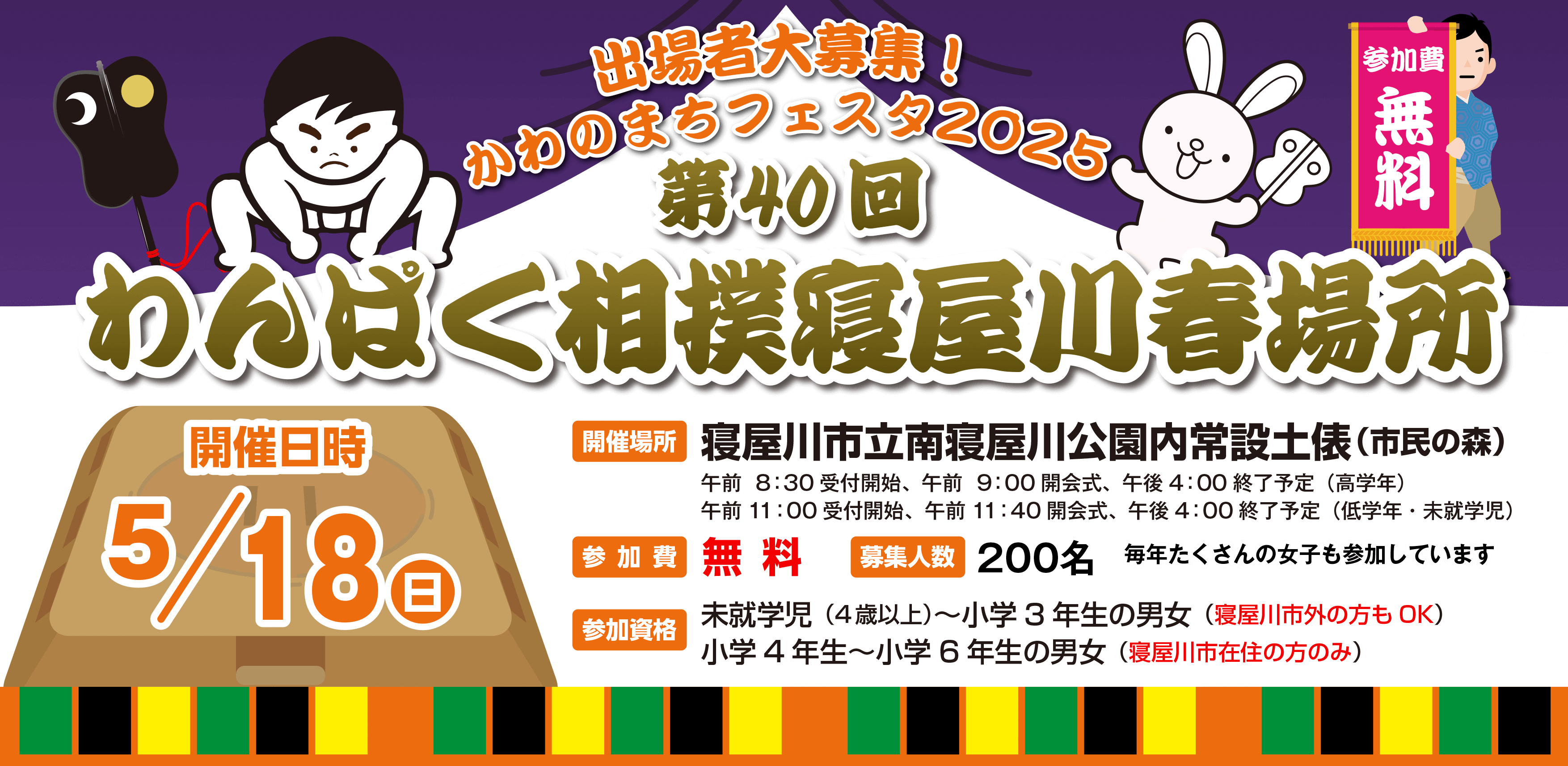 第40回わんぱく相撲寝屋川春場所